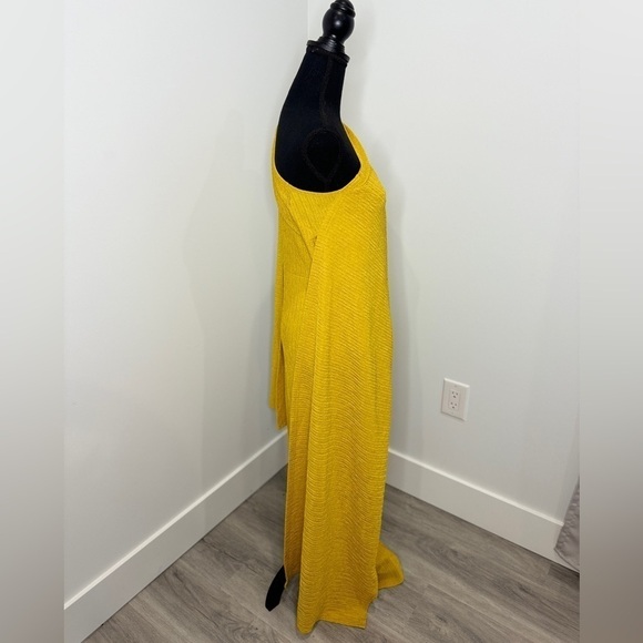 SHEIN Yellow Long Sleeve Cape Formal Dress (L) - Picture 5 of 10